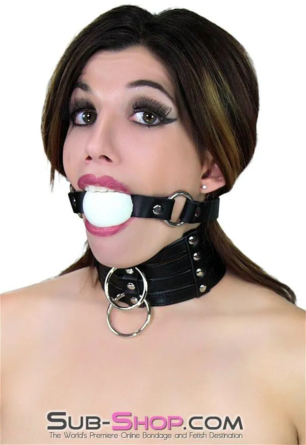 1648DL      Naked Lust Strappy Tall Collar and Leash Set