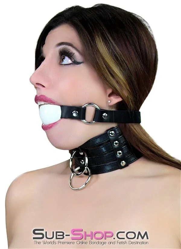 1648DL      Naked Lust Strappy Tall Collar and Leash Set
