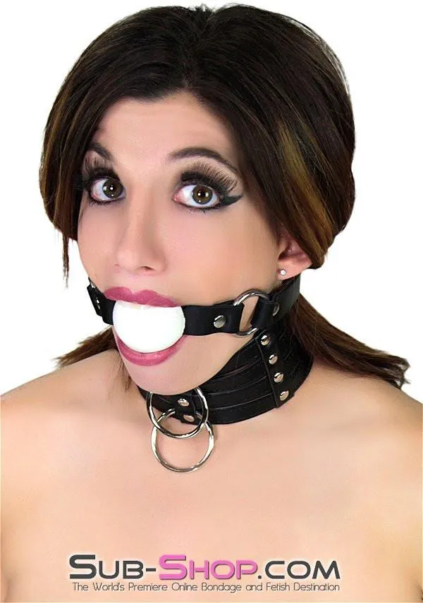 1648DL      Naked Lust Strappy Tall Collar and Leash Set