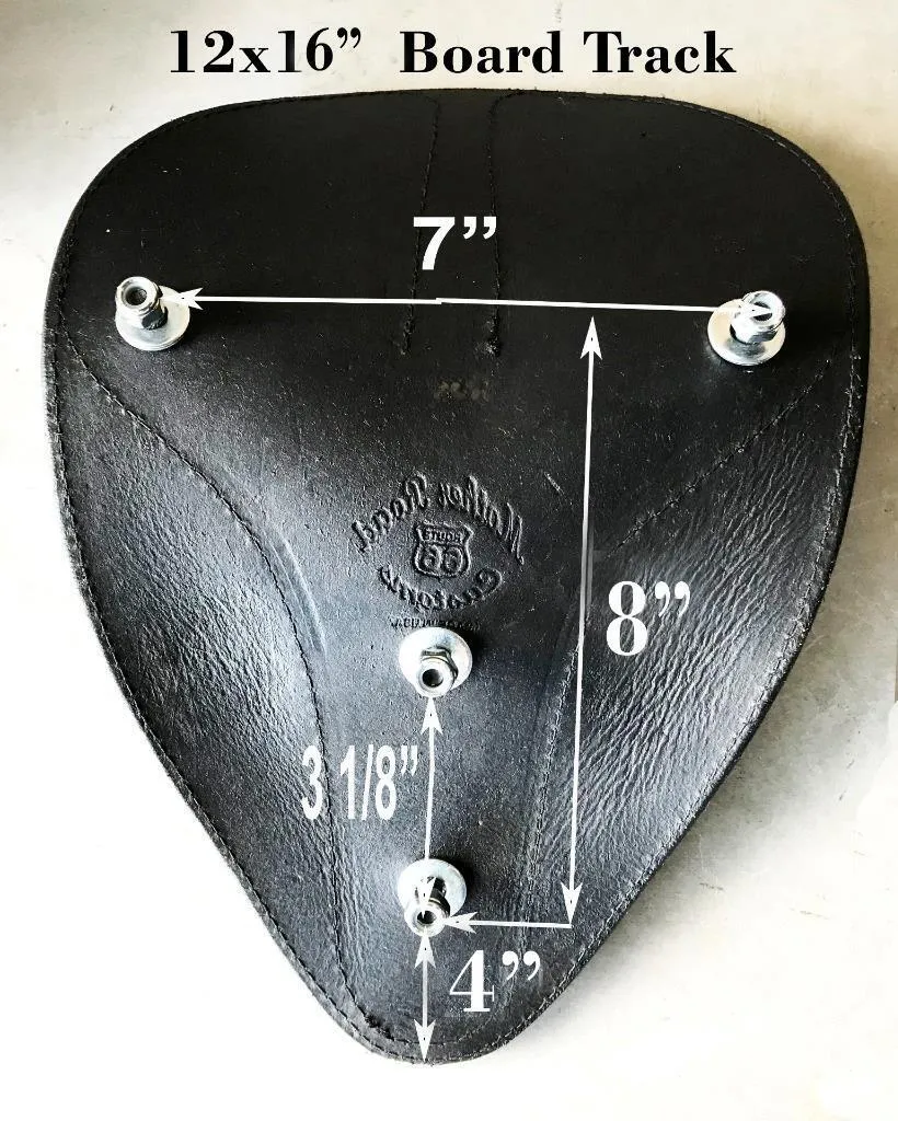 2015-2024 Indian Scout & Bobber Tan Board Track Spring Seat Mounting Kit Leather
