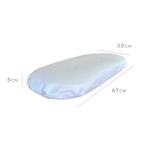 67 x 30 Natural-Start Moses Basket Mattress - Coir & Wool