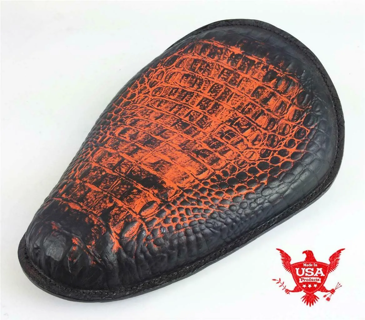 ANT ORANGE SEAT CHOPPER HARLEY SPORTSTER BOBBER FRAME