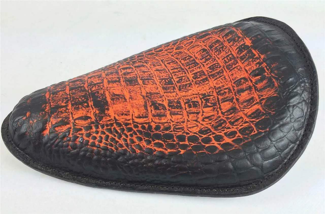 ANT ORANGE SEAT CHOPPER HARLEY SPORTSTER BOBBER FRAME