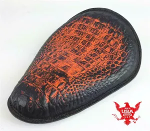 ANT ORANGE SEAT CHOPPER HARLEY SPORTSTER BOBBER FRAME