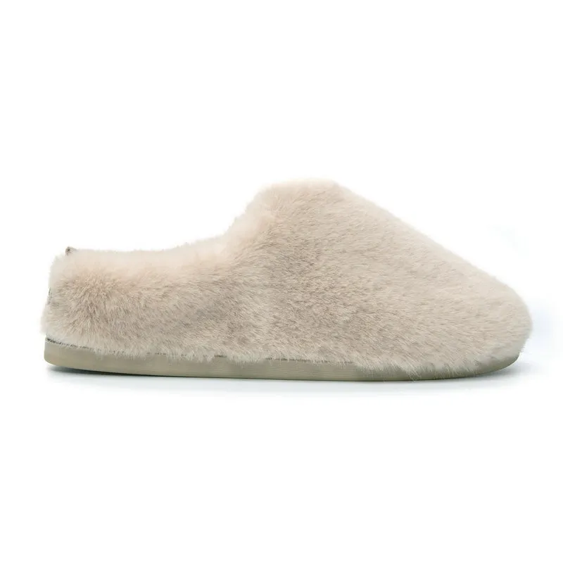 Ariana - Luxury Faux Fur Mule Slipper - Gingerbread
