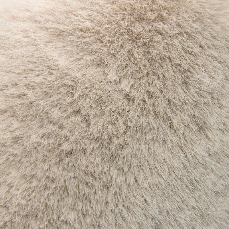 Ariana - Luxury Faux Fur Mule Slipper - Gingerbread