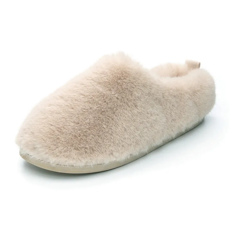 Ariana - Luxury Faux Fur Mule Slipper - Gingerbread