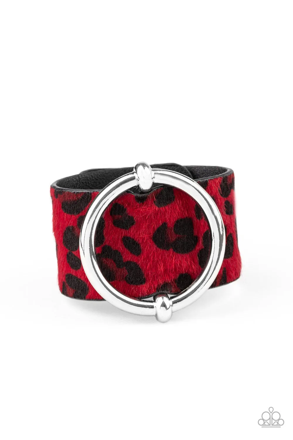 Asking FUR Trouble Bracelet Red