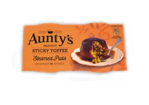 Aunty's Sticky Toffee Steamed Puds - 2 x 95g
