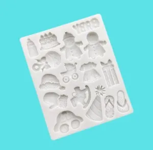 Baby Shower Fondant Mould