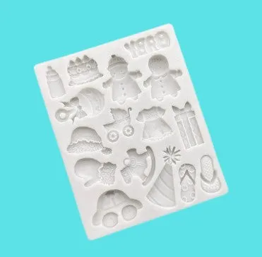 Baby Shower Fondant Mould