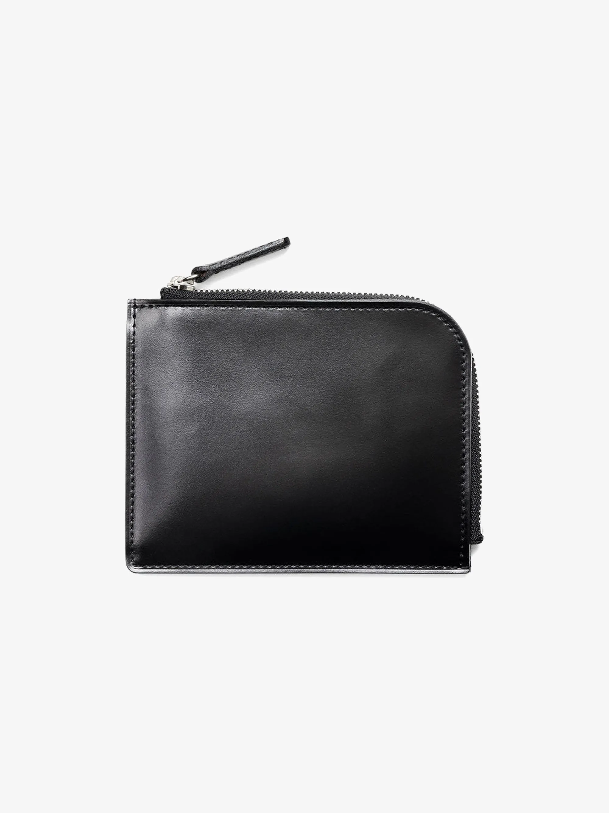 Black Cordovan L Zip Wallet