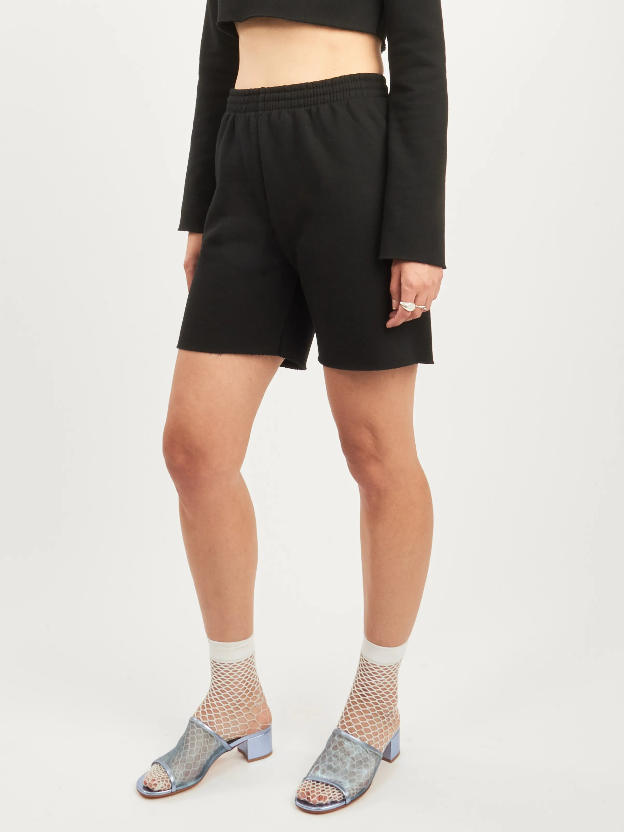 Black Jordan Fleece Short