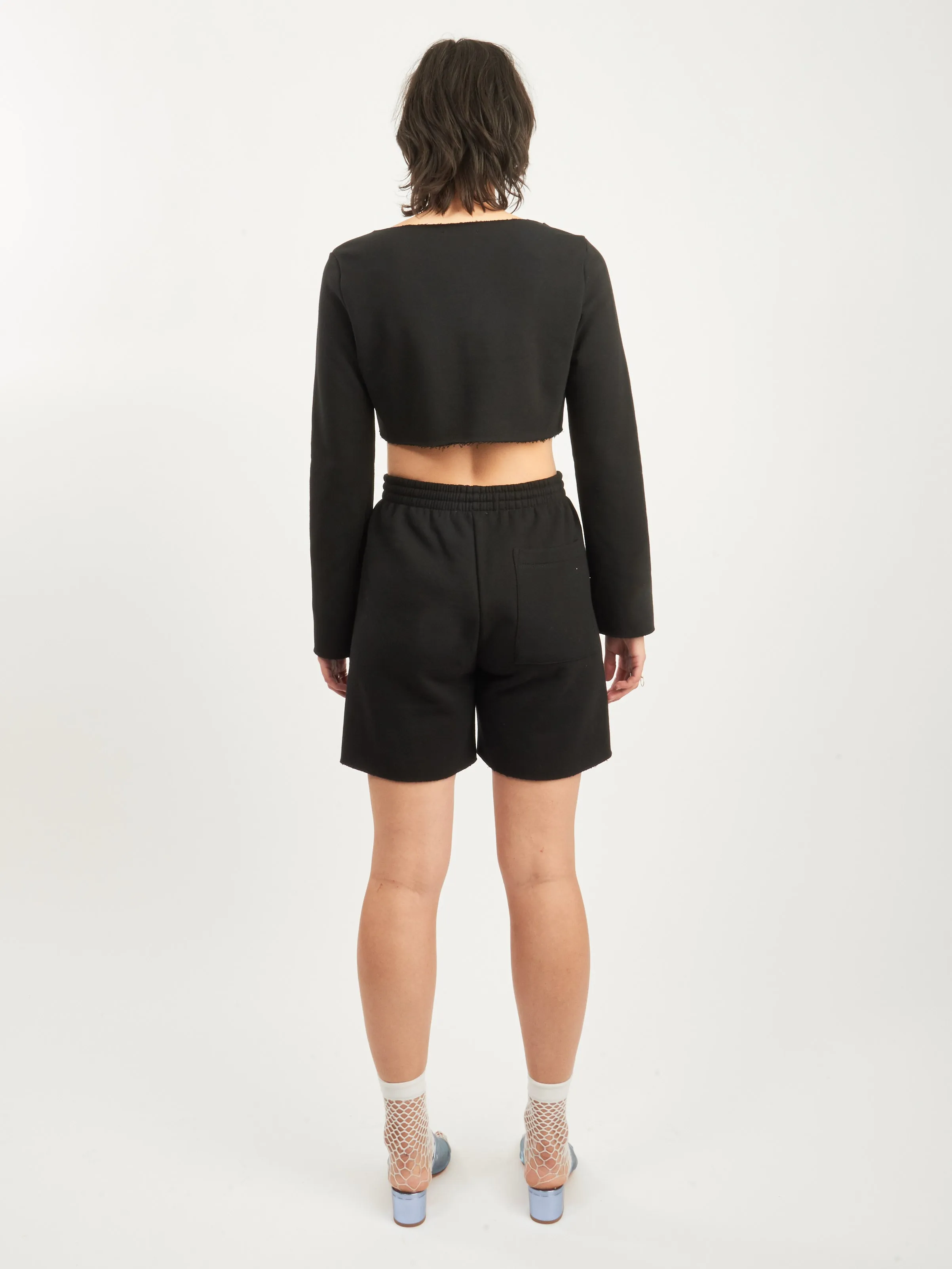 Black Jordan Fleece Short