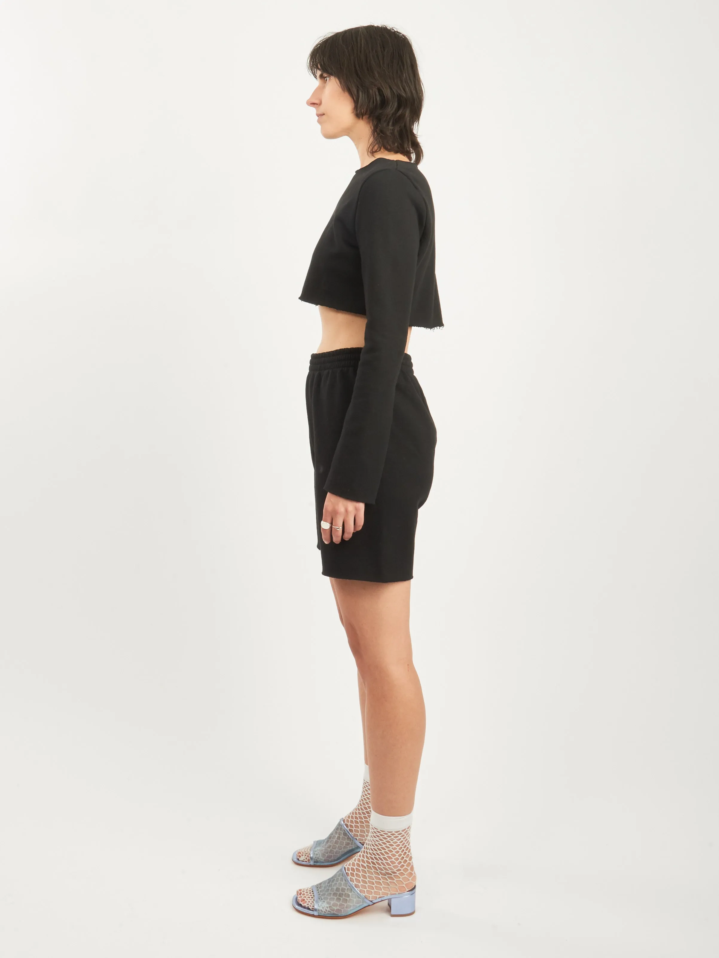 Black Jordan Fleece Short