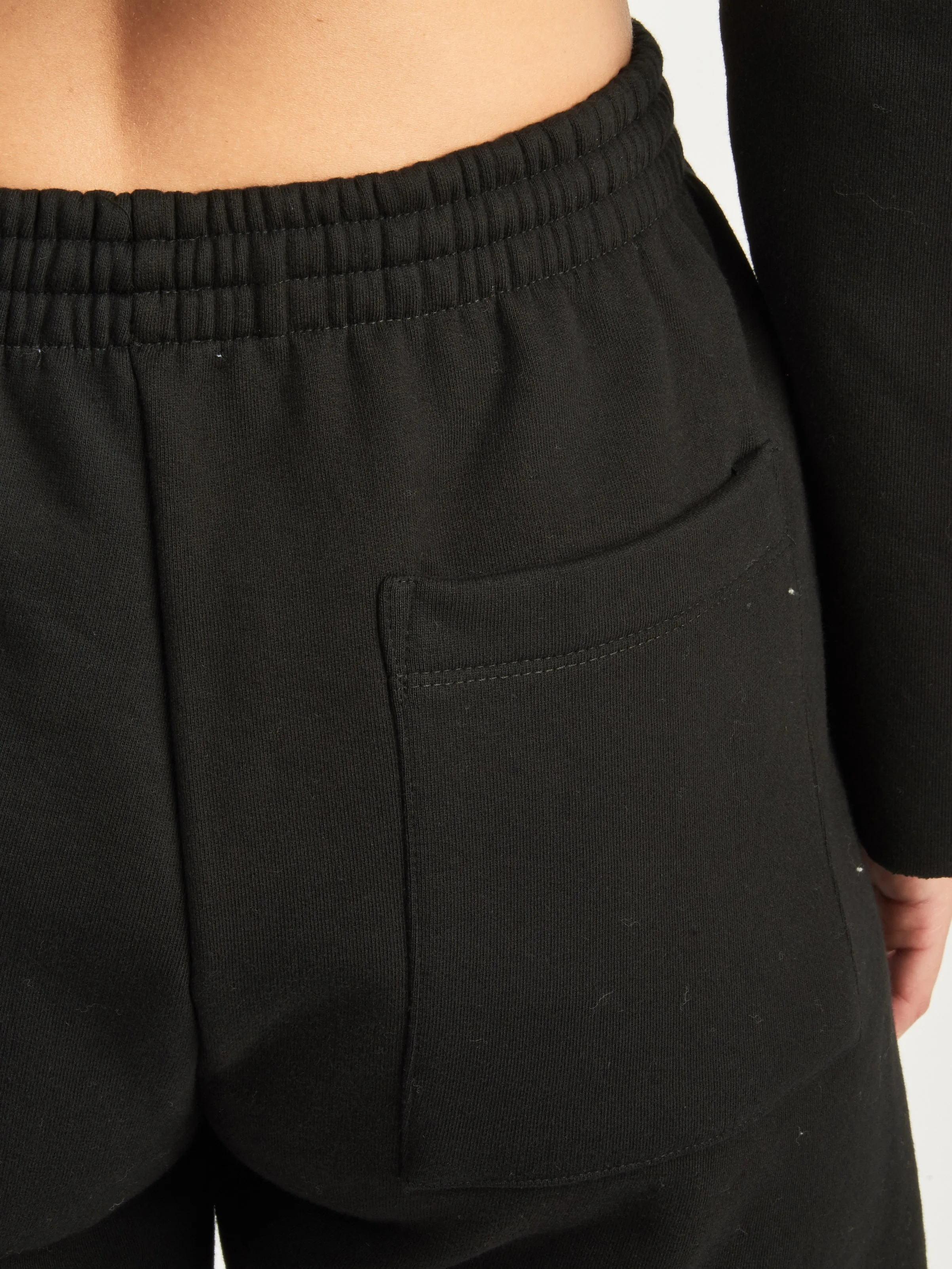 Black Jordan Fleece Short