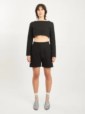 Black Jordan Fleece Short