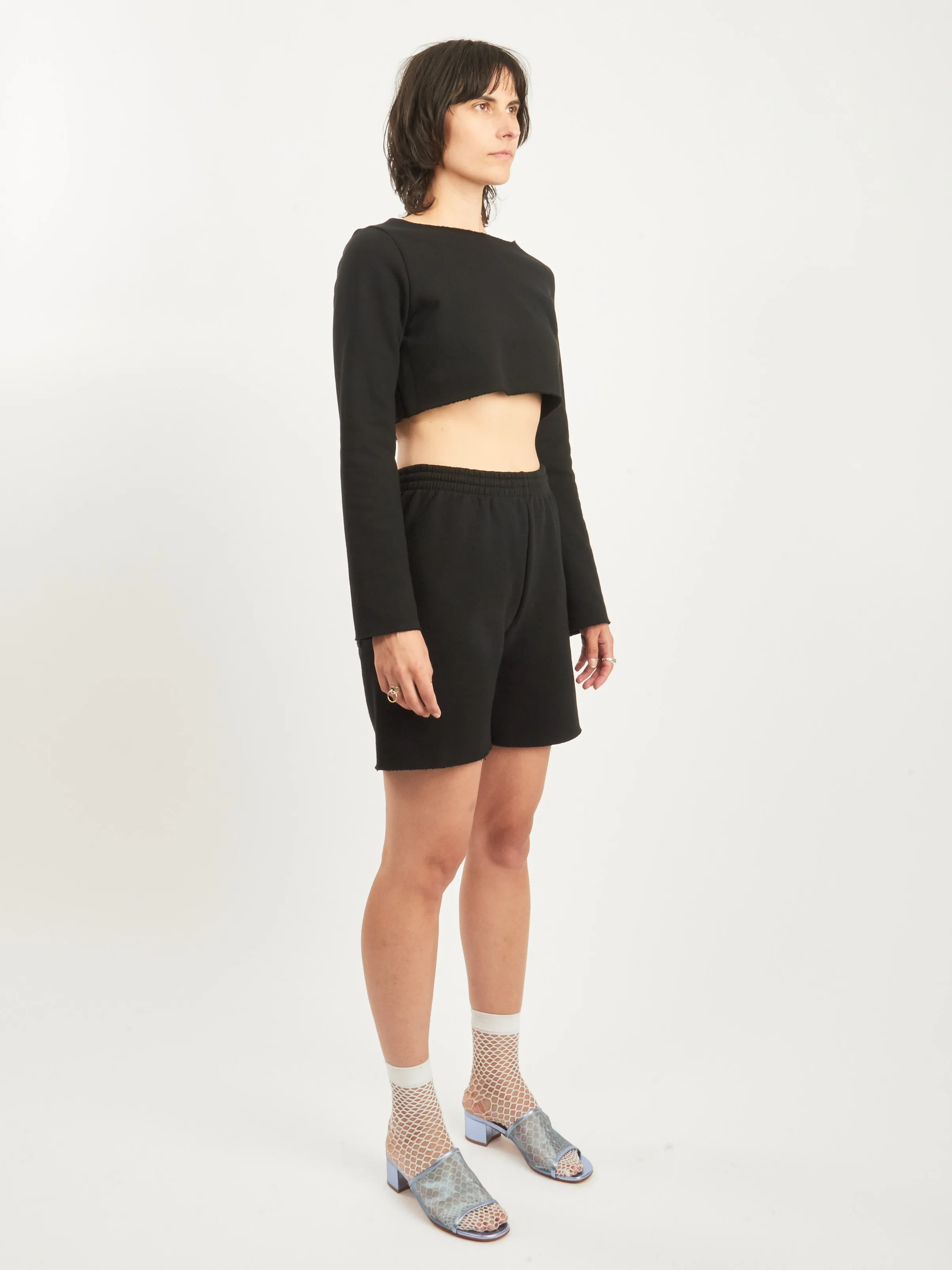 Black Jordan Fleece Short
