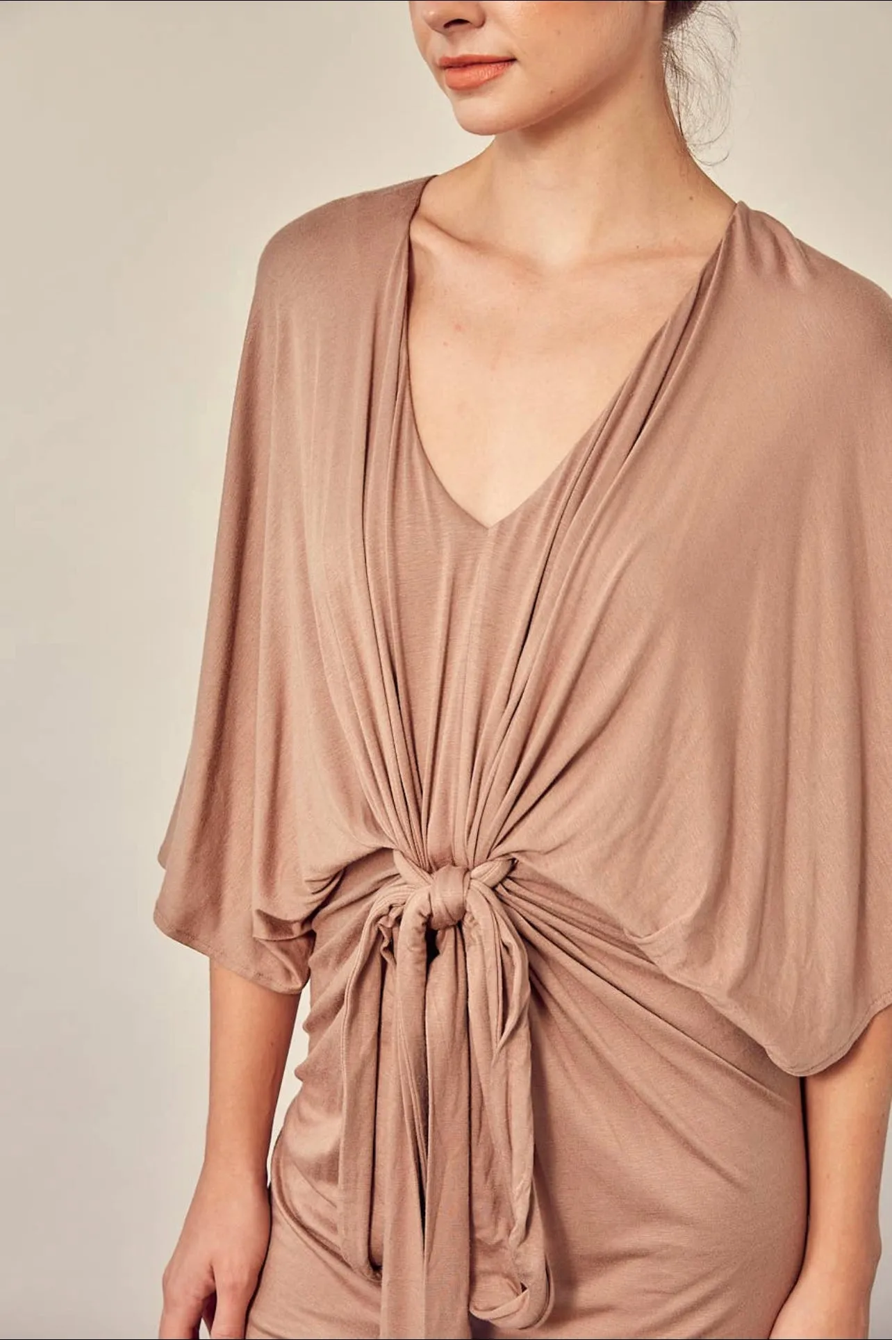 BLANCA KIMONO TIE DRESS