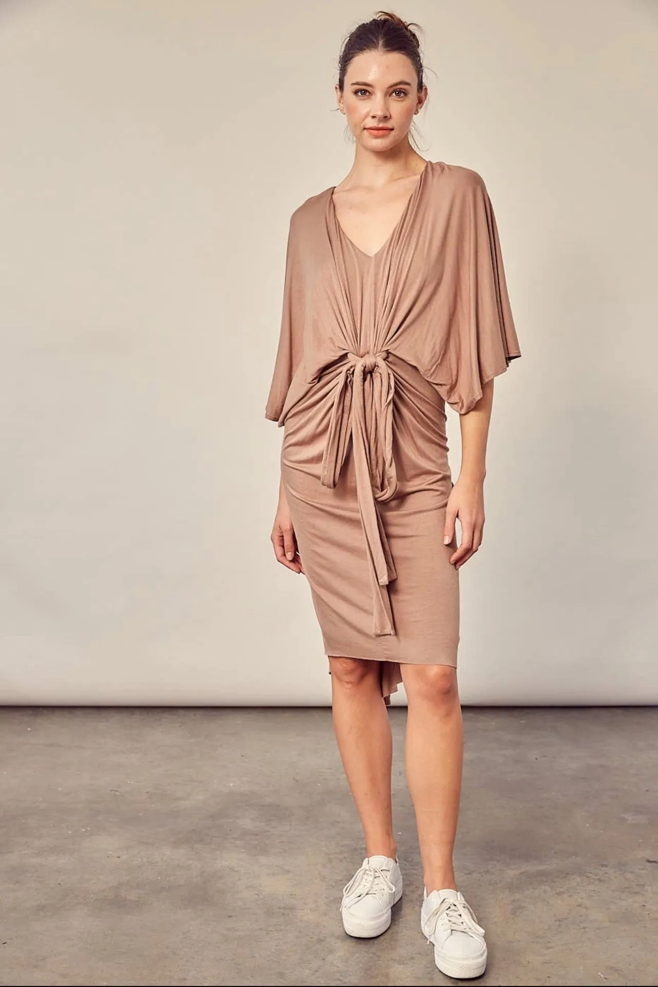 BLANCA KIMONO TIE DRESS
