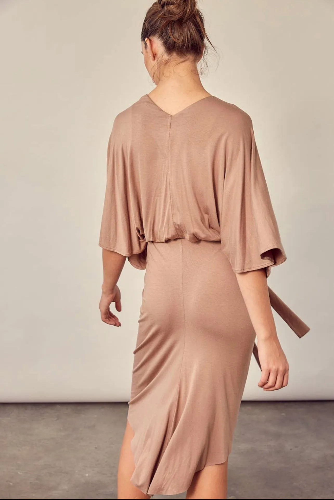 BLANCA KIMONO TIE DRESS