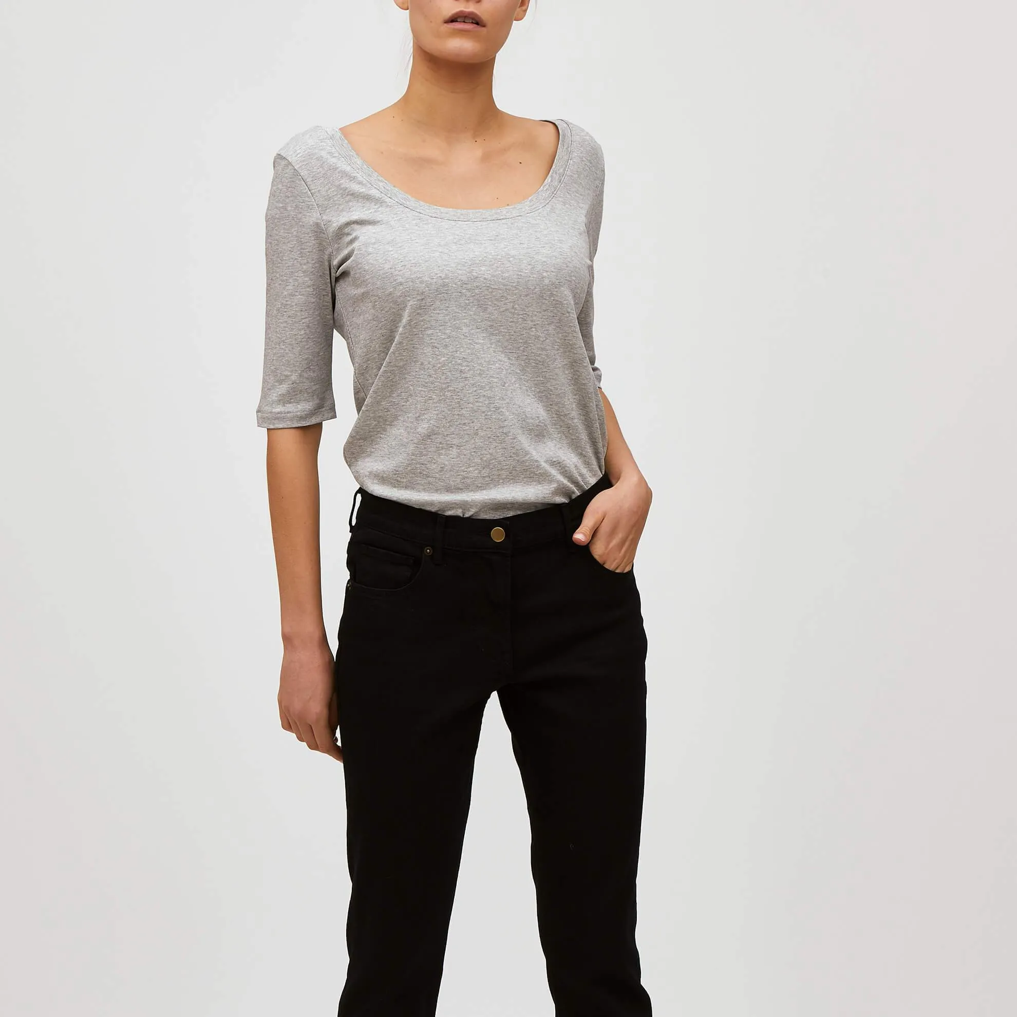 Boatneck Ballet Tee - Holiday