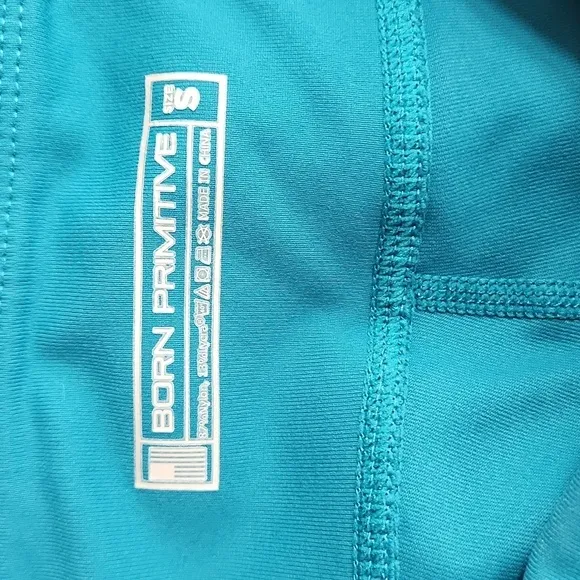 Born Primitive Teal Booty Shorts &amp;  Intensity WZA Sports Bra Set