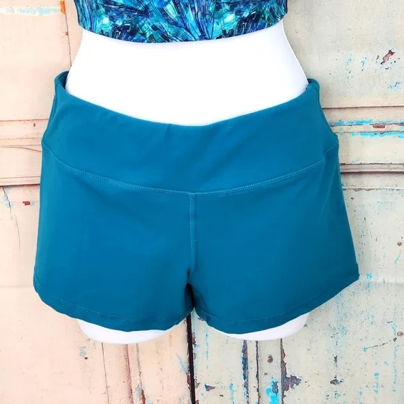 Born Primitive Teal Booty Shorts &amp;  Intensity WZA Sports Bra Set