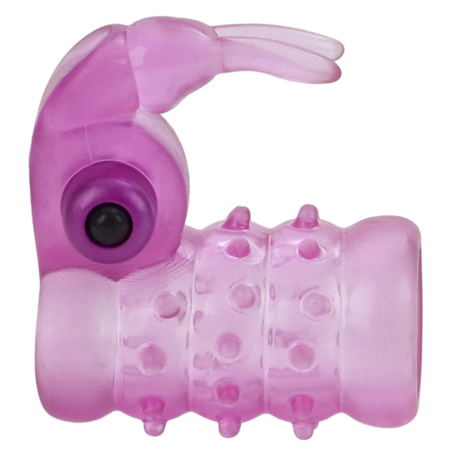CalExotics Basic Essentials Stretchy Vibrating Bunny Enhancer