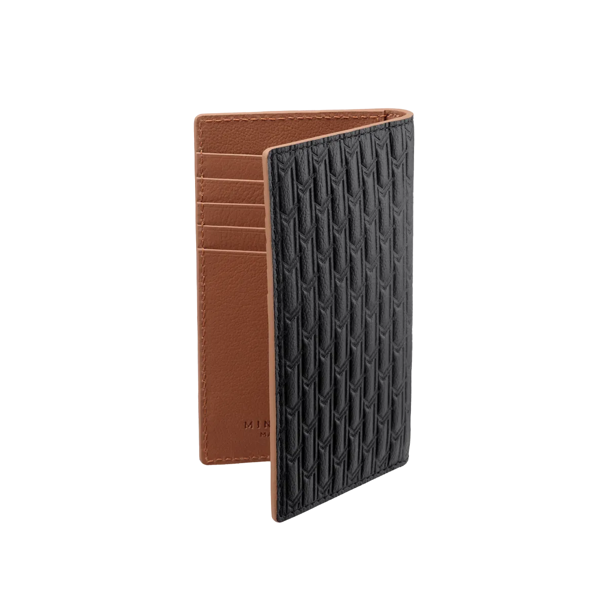 Camel Leather Black & Tan / Silver