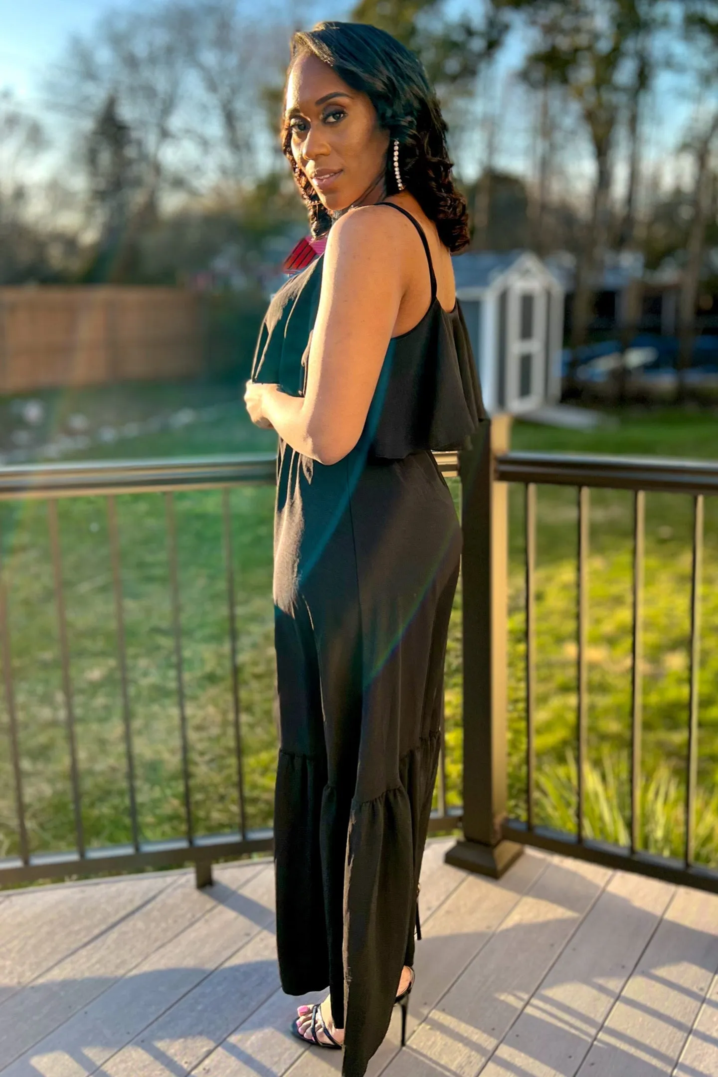 COLD SHOULDER MAXI