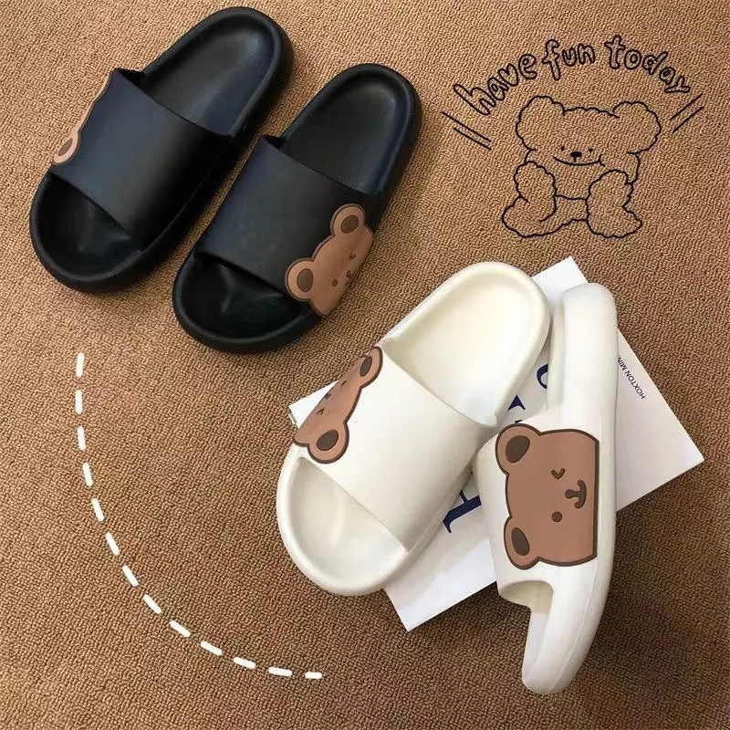 Cute Bear  Summer Slippers