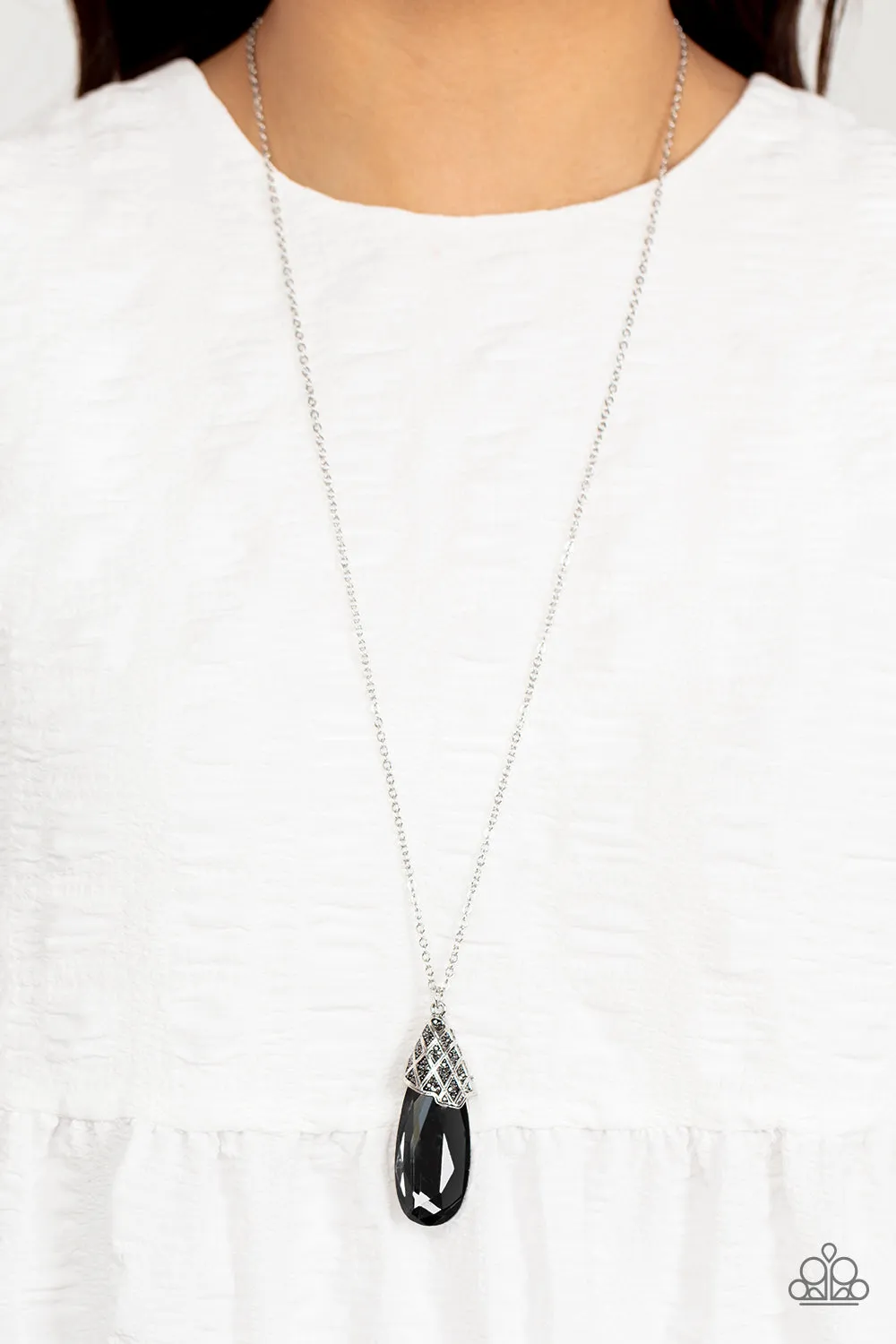 Dibs on the Dazzle - Silver Necklace