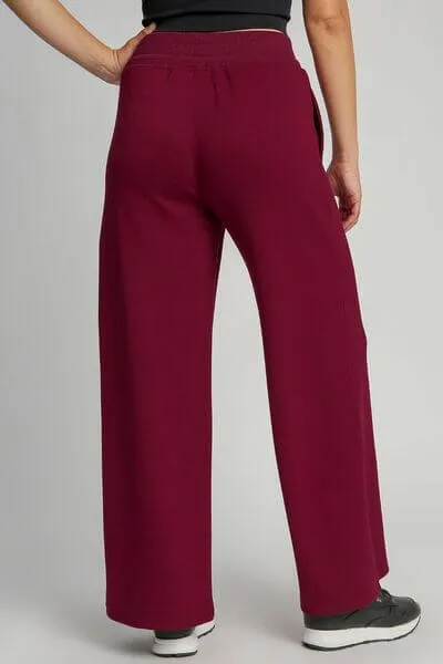 Drawstring Wide Leg Pants with Pockets – Comfort & Style