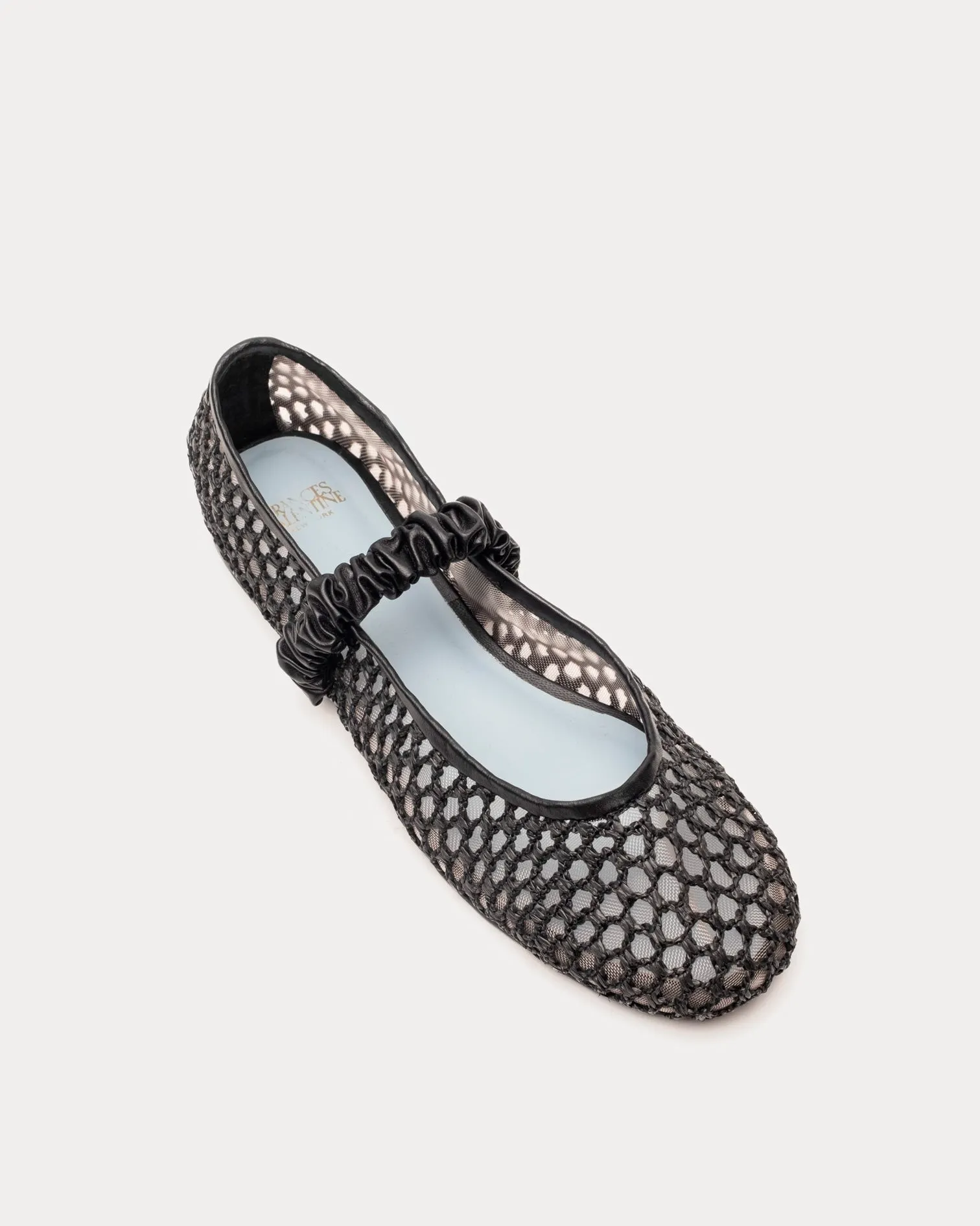 Ella Raffia Ballet Flat - Black