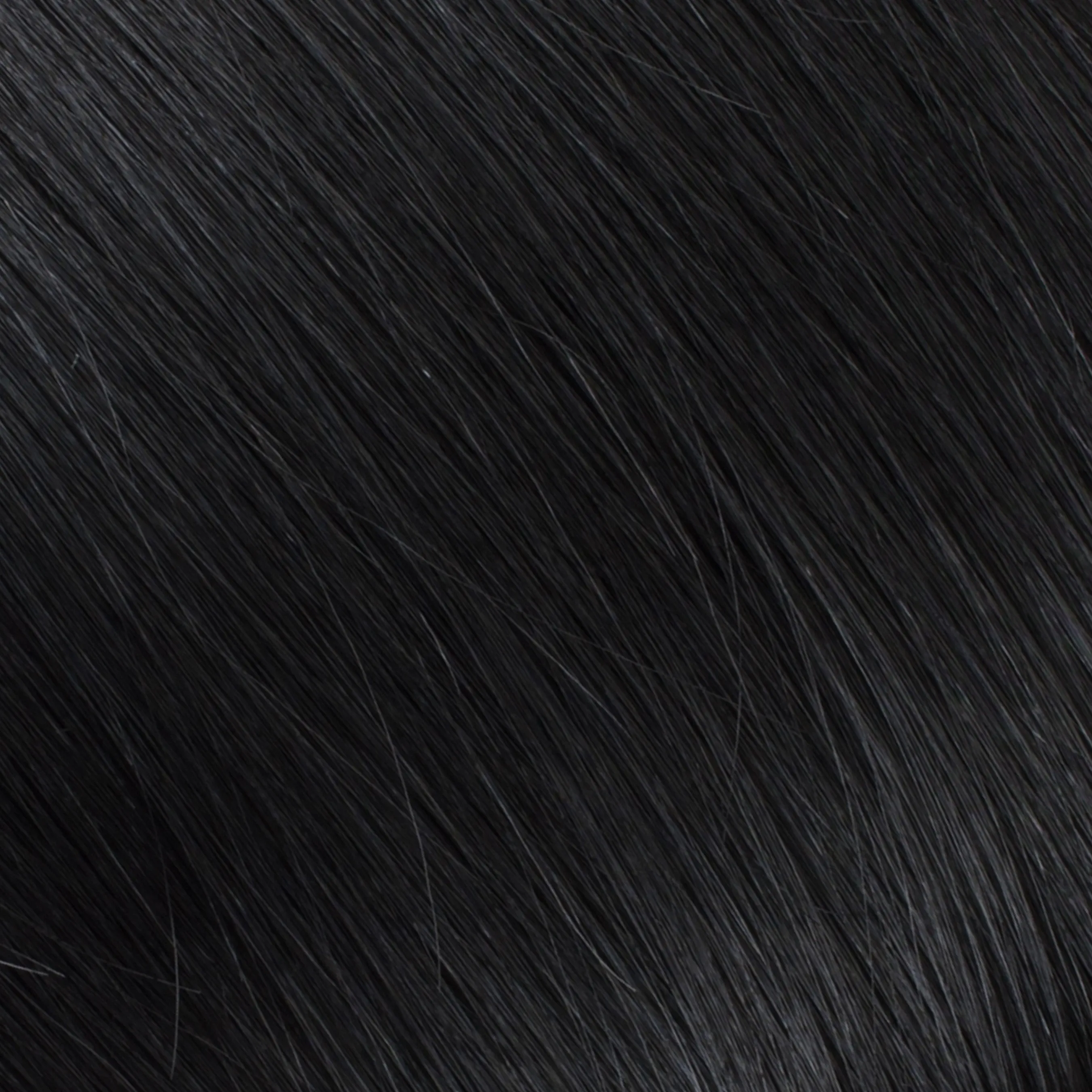 Faux Wrap Ponytail, Jet Black