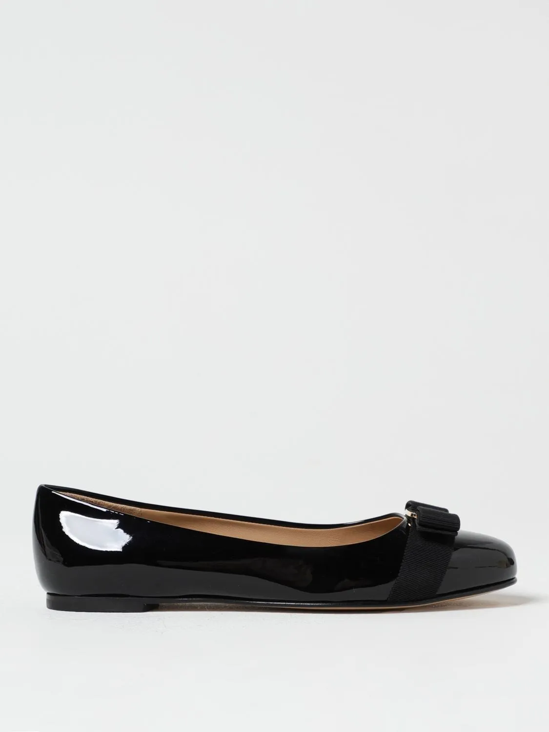 Ferragamo Ballet Flats Woman Black