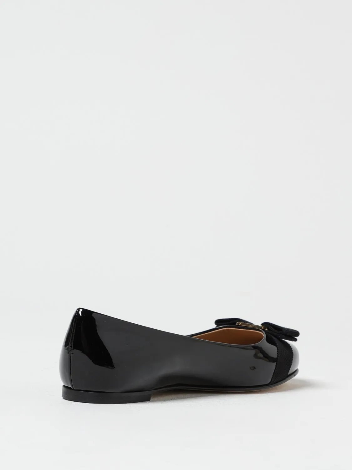Ferragamo Ballet Flats Woman Black