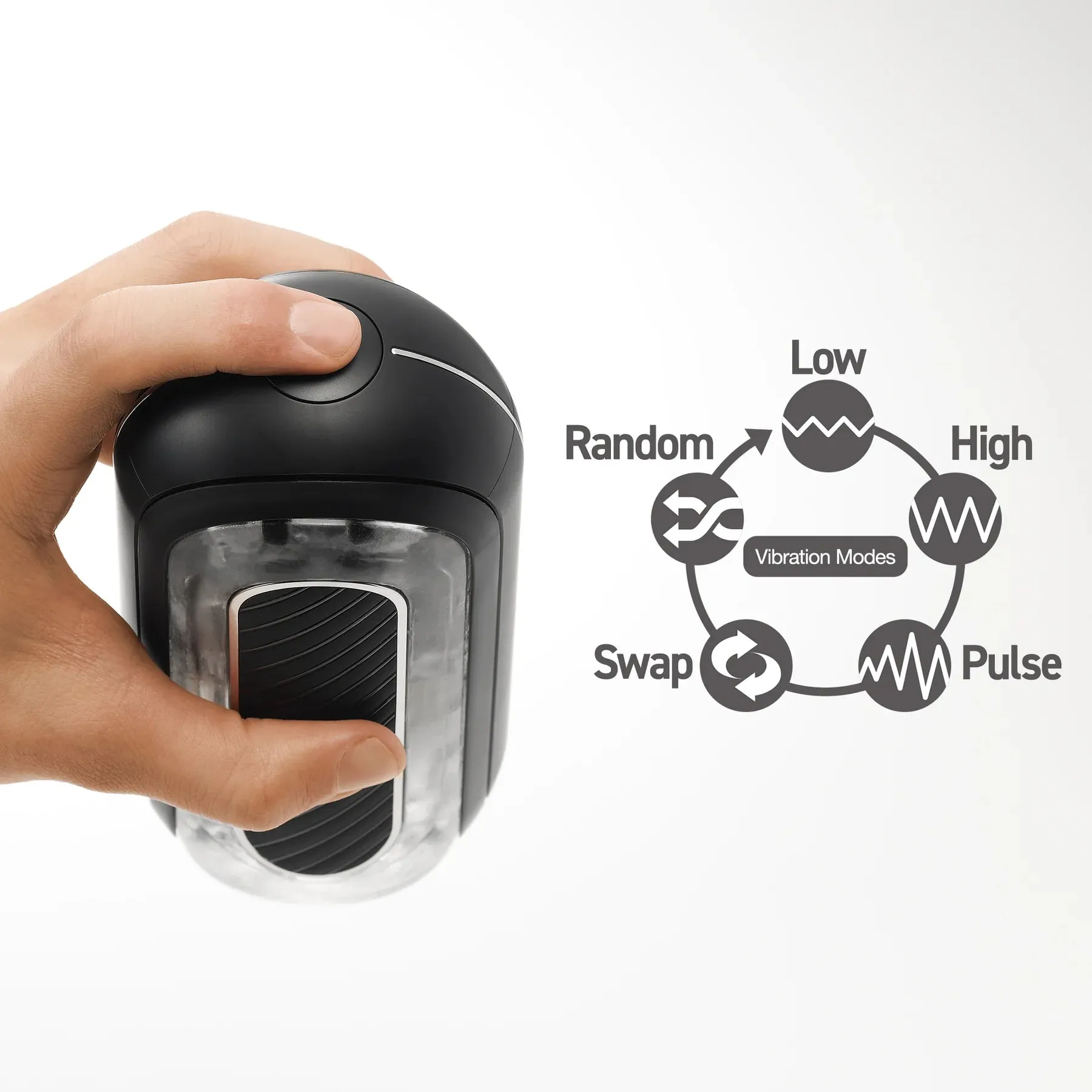 Flip Zero Gravity EV (Electronic Vibration) - Black