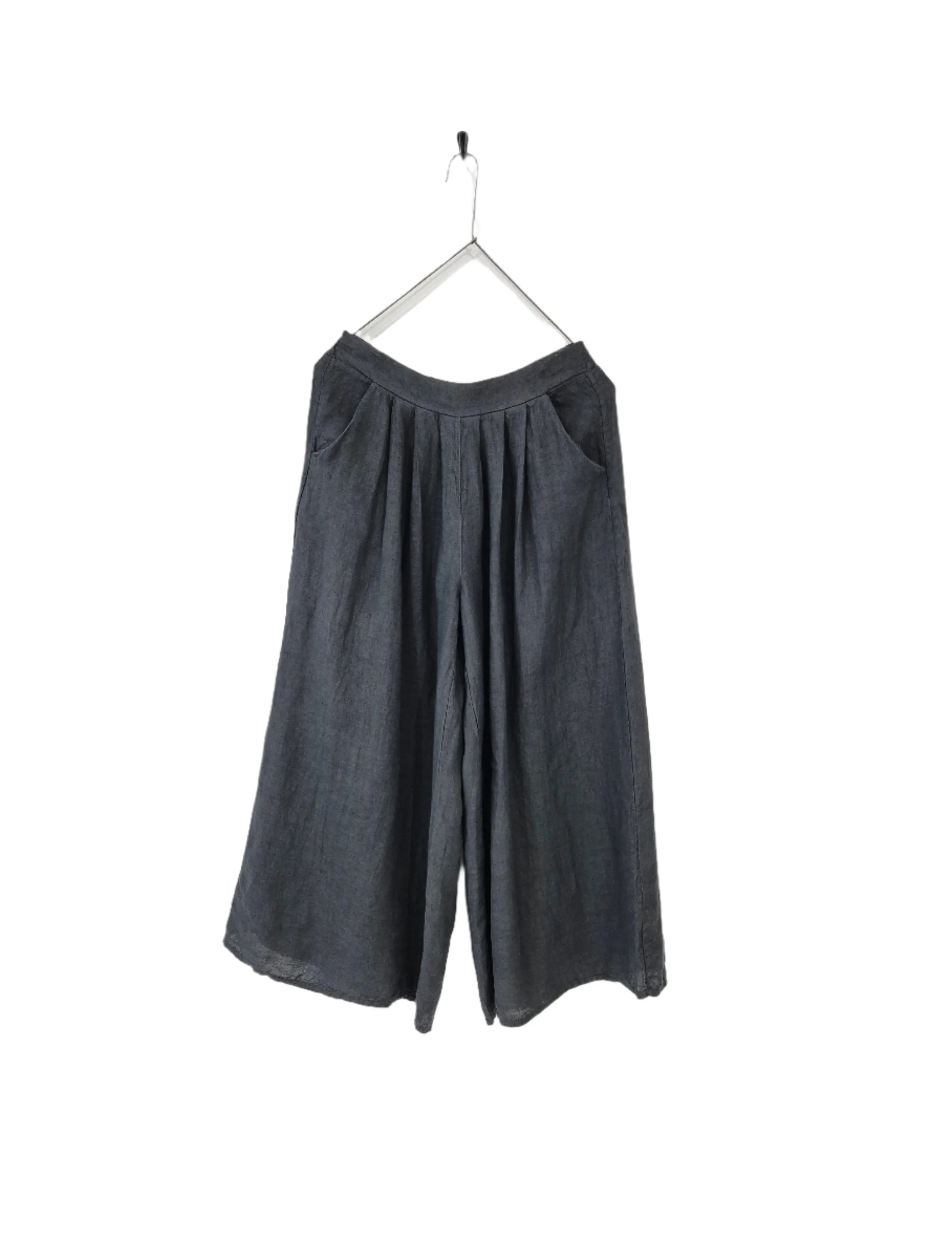 Full Length Wide Leg Linen Pants