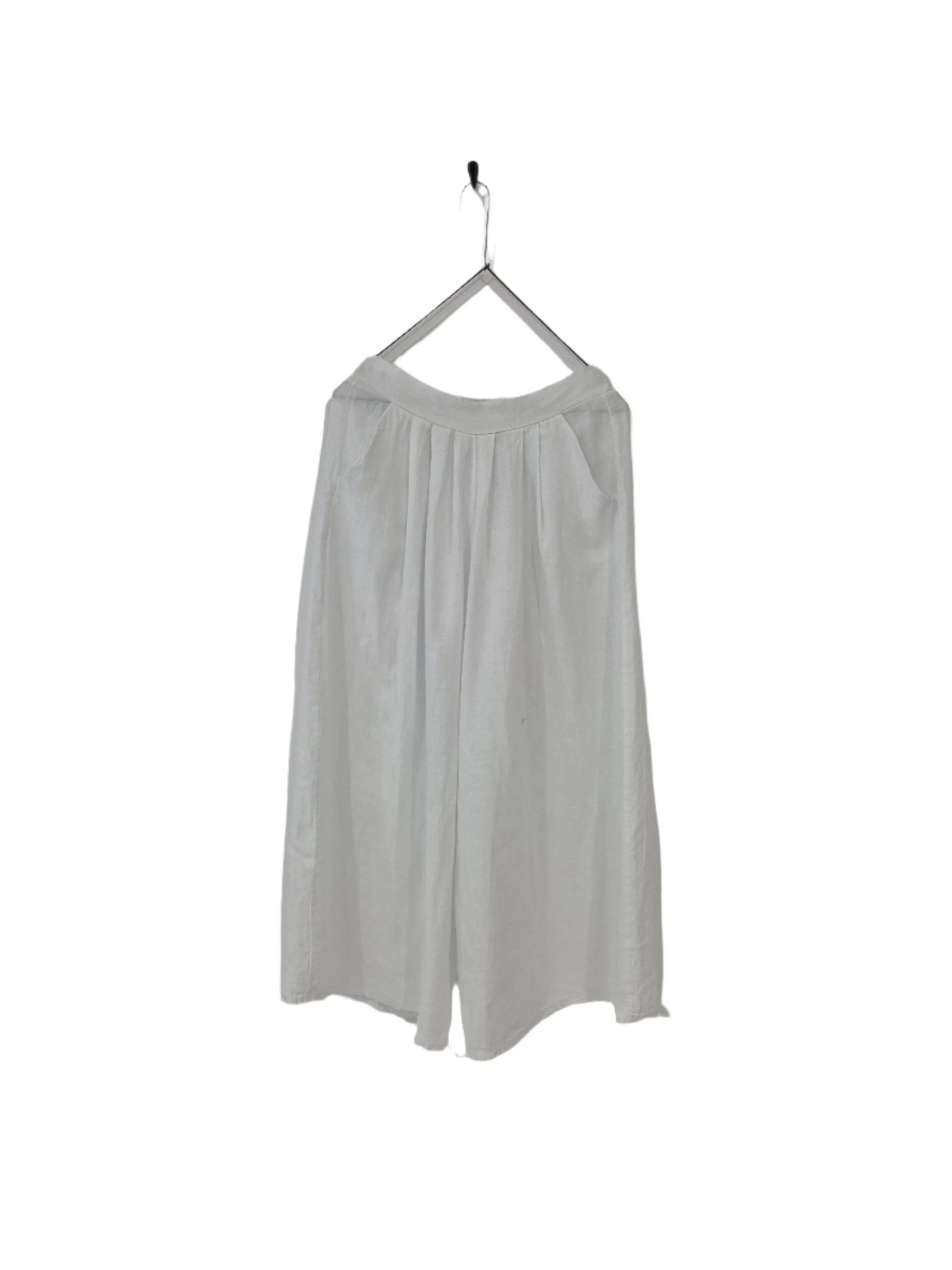 Full Length Wide Leg Linen Pants