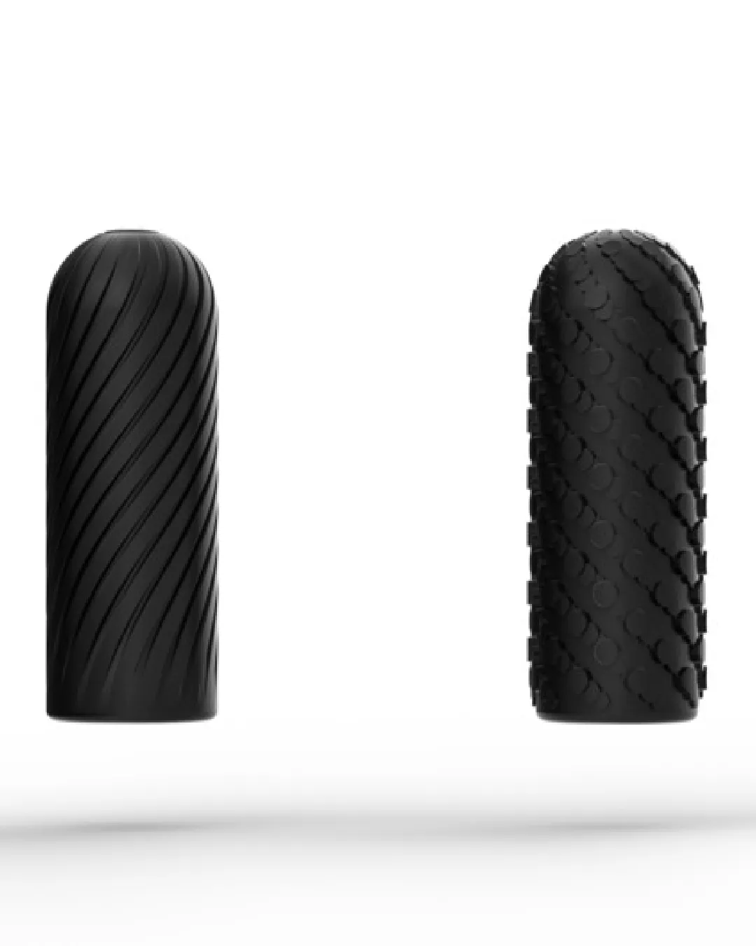 Ghost Discreet Reversible Silicone Pocket Stroker - Black