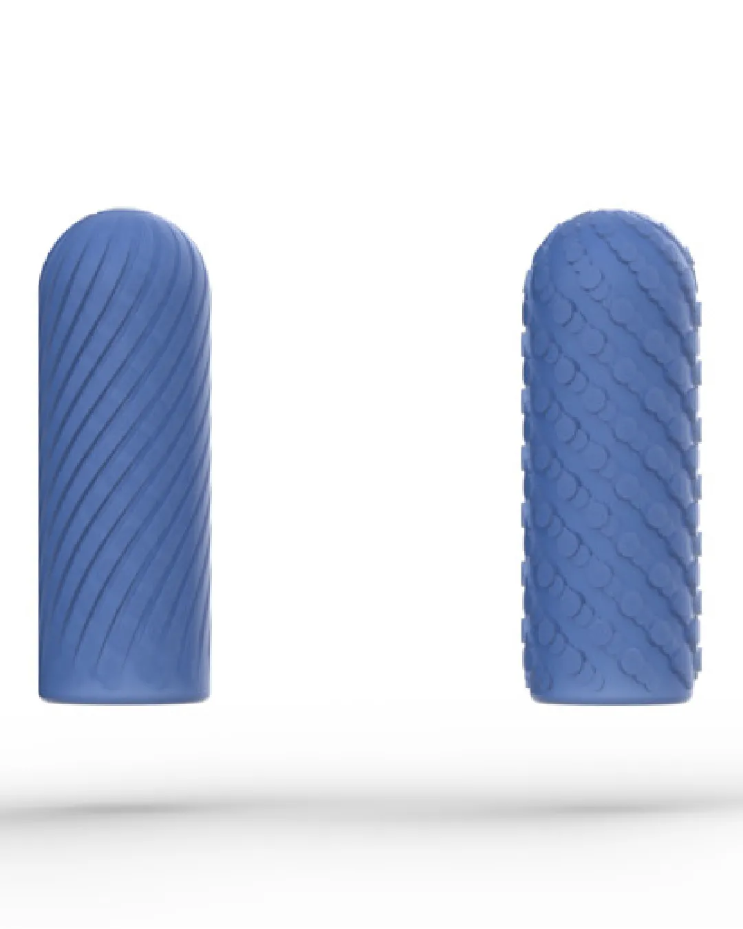 Ghost Discreet Reversible Silicone Pocket Stroker - Blue