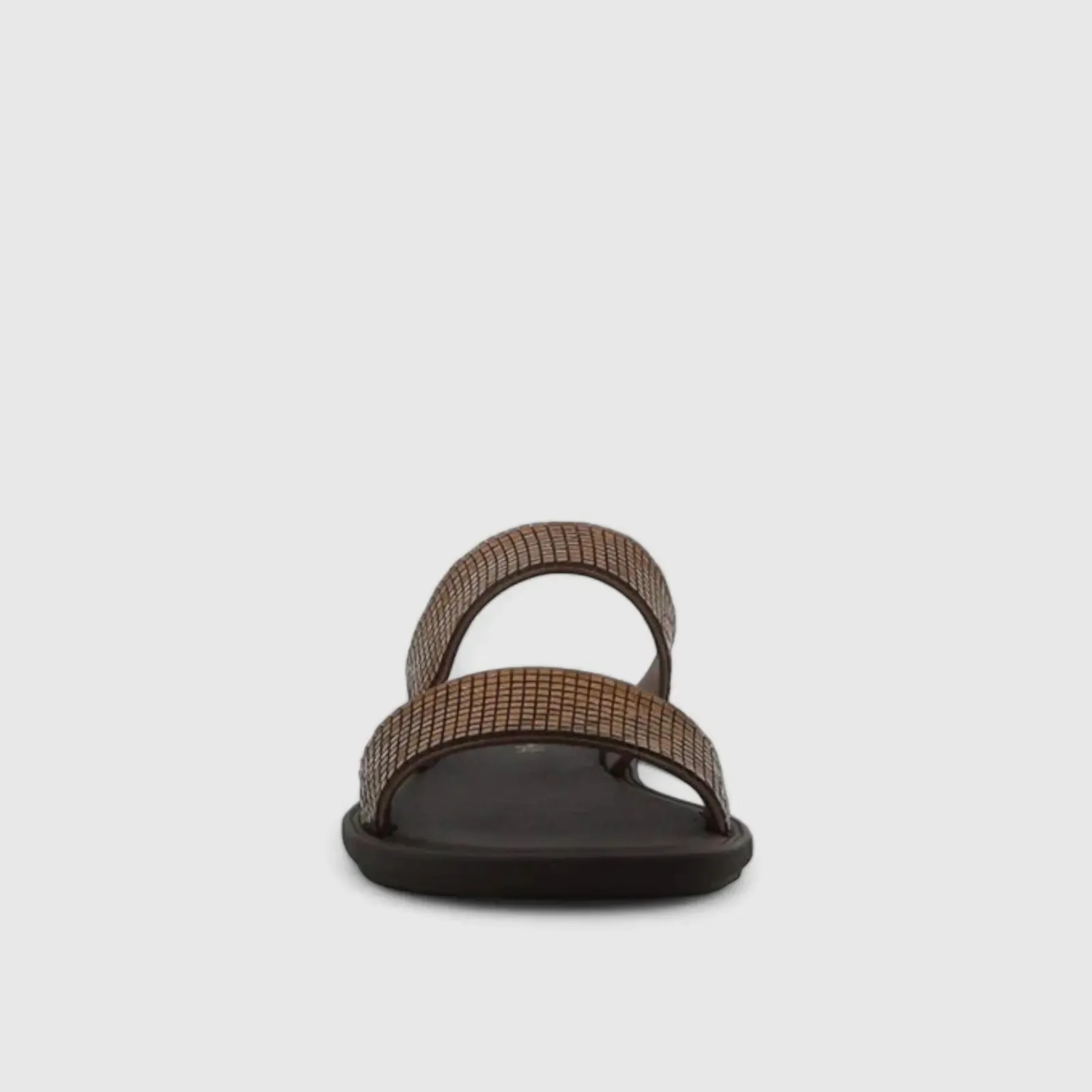 Grendha Buriti Icone Slide Brown 18694