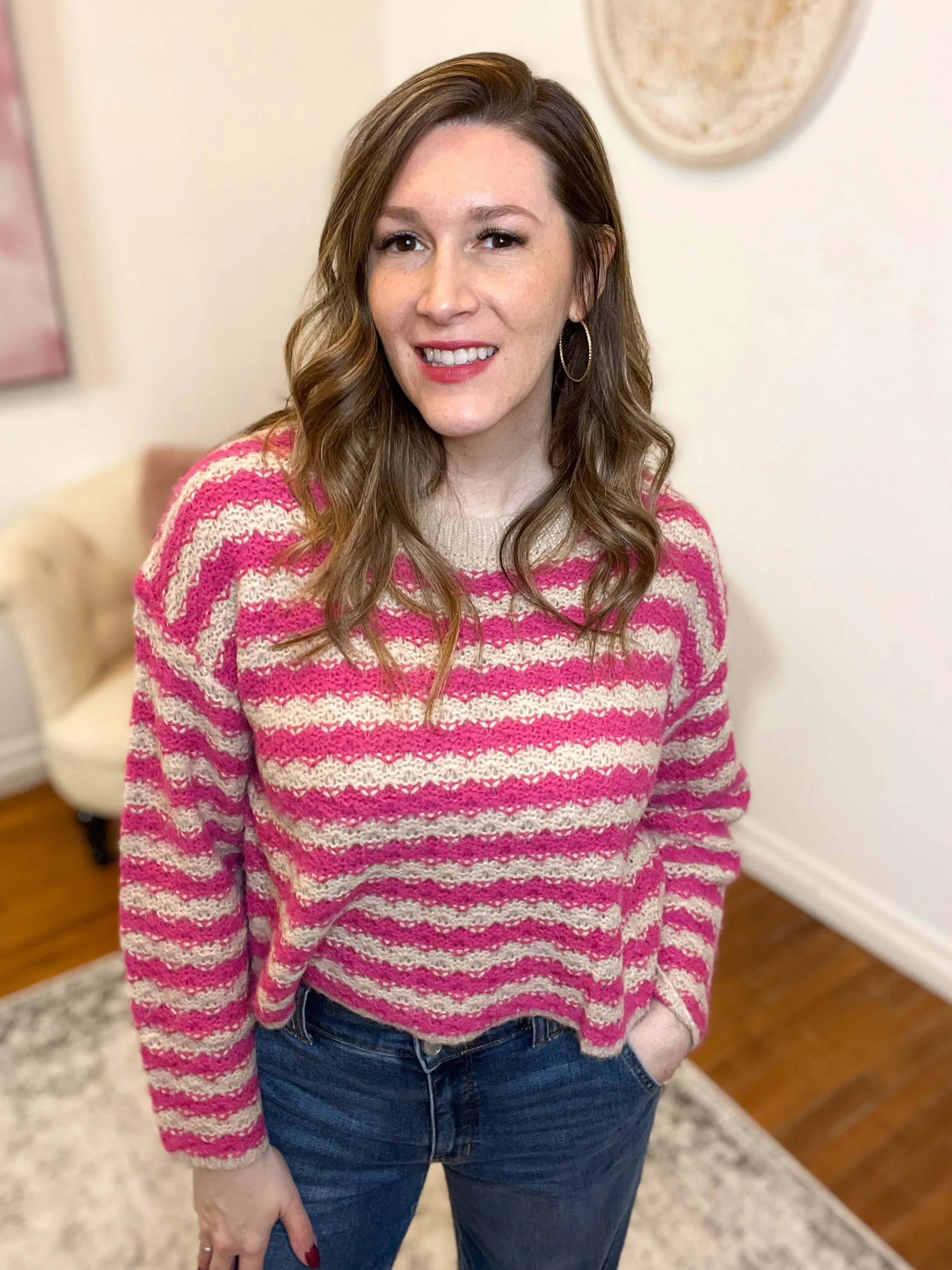 Hailey Striped Sweater FINAL SALE