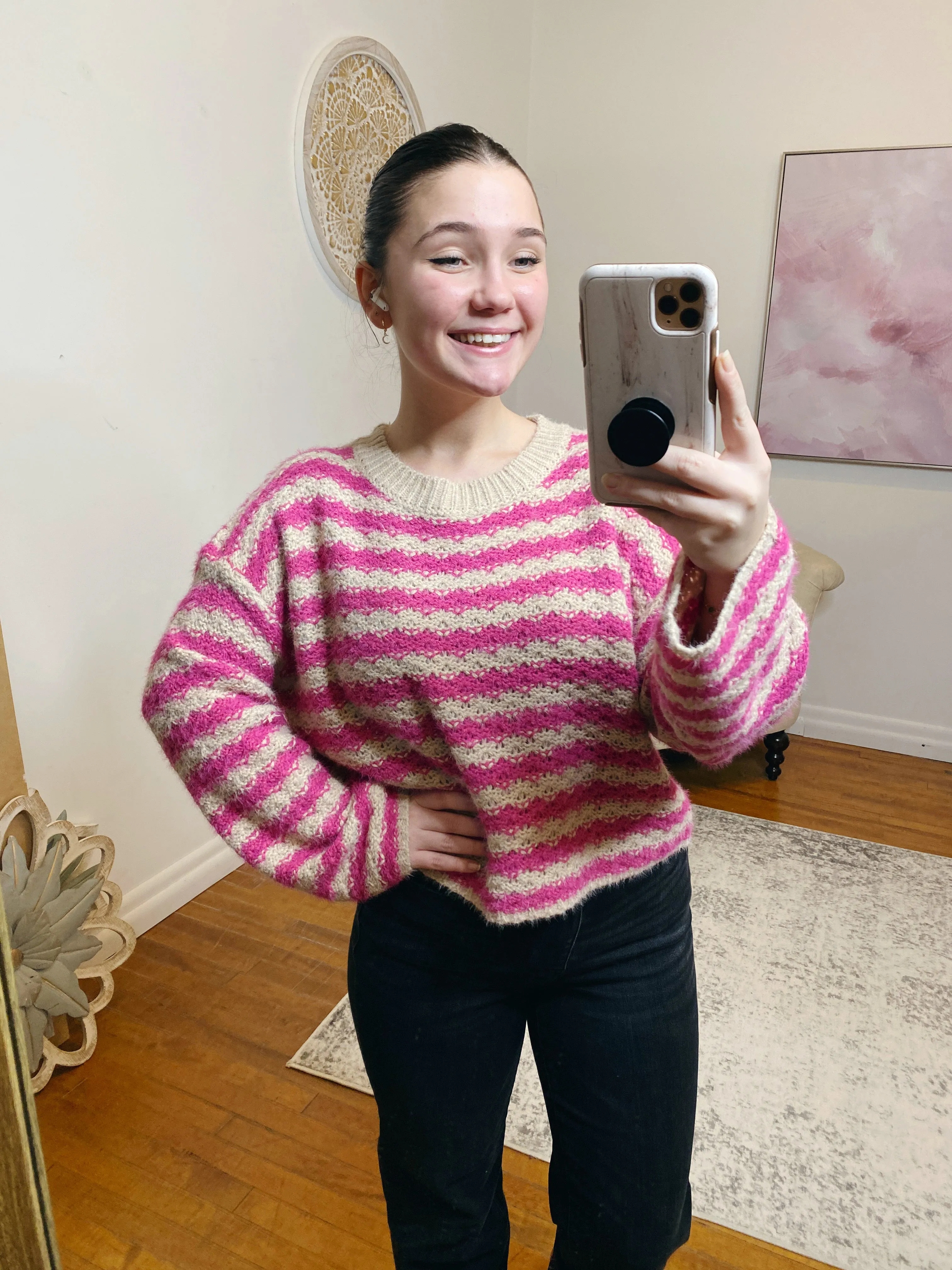 Hailey Striped Sweater FINAL SALE