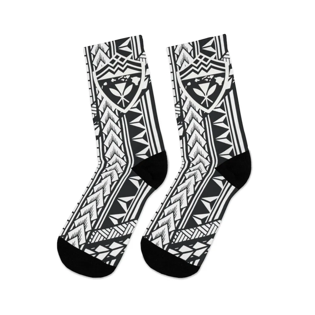 Hawaii Shield Tribal Socks