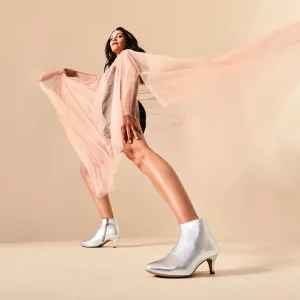Hazel - Silver Leather