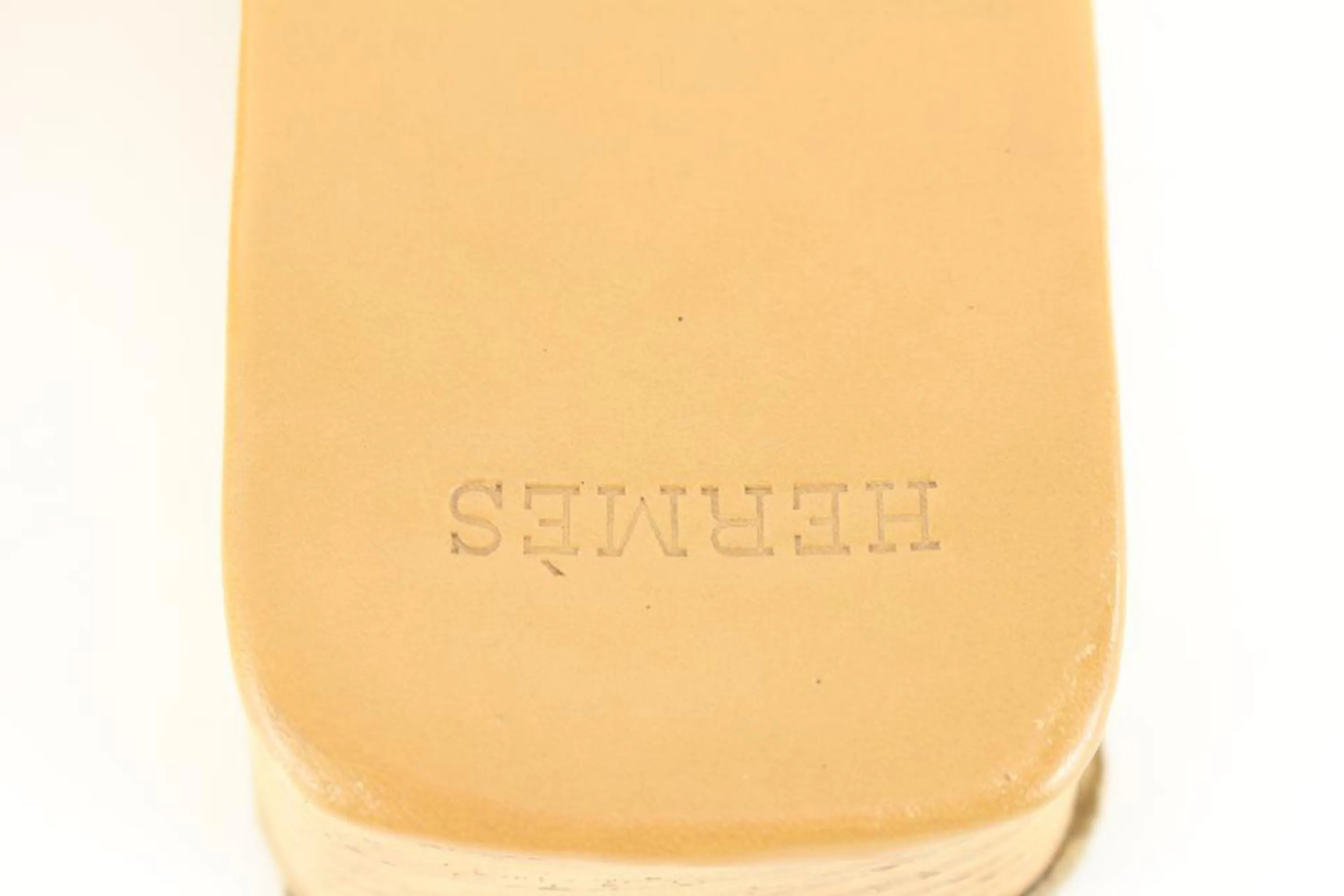 Hermès Women's Size 35 Evelyne Leather Clog Sandal Slides 51h628s