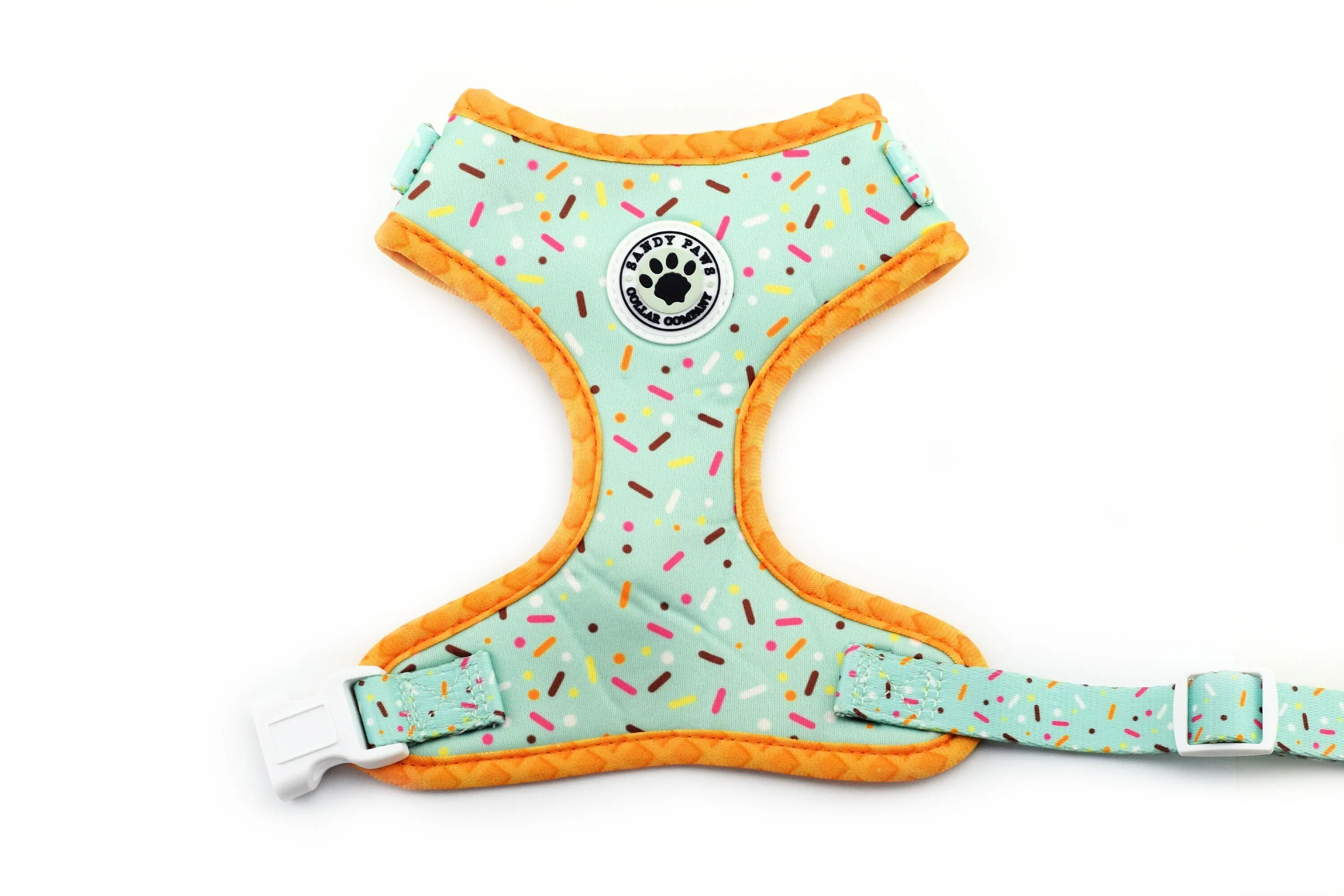 Ice Cream Sprinkles Dog Harness - Mint